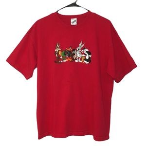 LOONEY TUNES 90’s Embroidered Tee